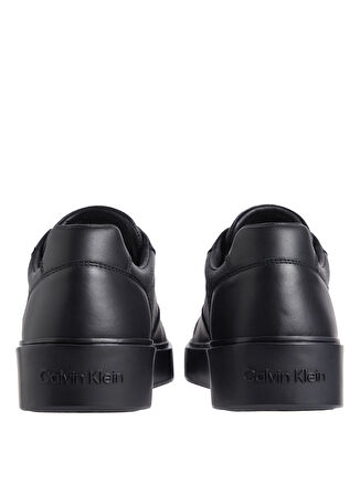Calvin Klein Siyah Erkek Sneaker LOW TOP LACE UP BSKT LTH