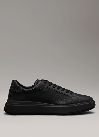 Calvin Klein Siyah Erkek Sneaker LOW TOP LACE UP LTH MONO