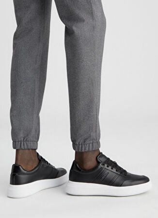 Calvin Klein Siyah Erkek Sneaker LOW TOP LACE UP HF