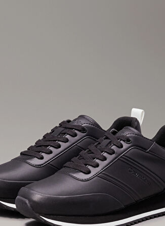 Calvin Klein Siyah Erkek Sneaker LOW TOP LACE UP LTH HF