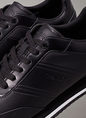 Calvin Klein Siyah Erkek Sneaker LOW TOP LACE UP LTH HF
