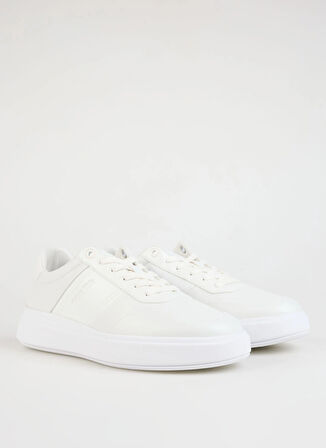 Calvin Klein Beyaz Erkek Sneaker LOW TOP LACE UP HF