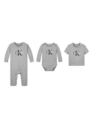 Calvin Klein Gri Bebek Set 3lü IN0IN00212P41