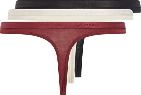 CALVIN KLEIN THONG 3PK Külot