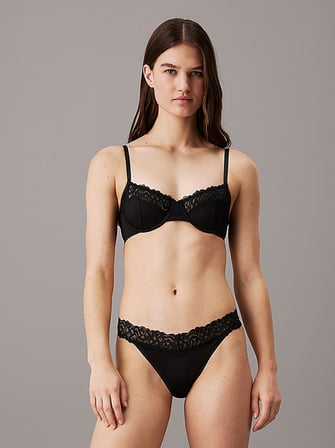 CALVIN KLEIN Kadın Marka Logolu Şık Tasarımlı Günlük Kullanıma Uygun SİYAH Sütyen 000QF7841E UB1