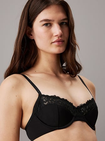 CALVIN KLEIN Kadın Marka Logolu Şık Tasarımlı Günlük Kullanıma Uygun SİYAH Sütyen 000QF7841E UB1