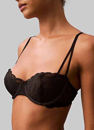 Calvin Klein Siyah Balenli Sütyen 000QF7922E CK WOMEN
