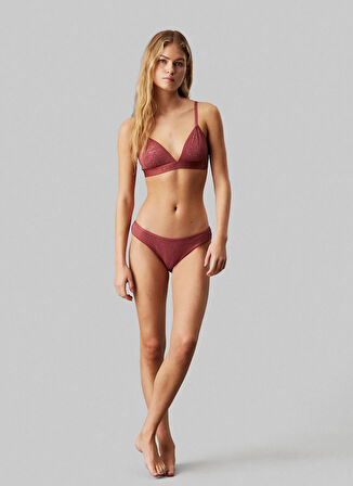 Calvin Klein Bordo Bralet Sütyen 000QF7491E CK WOMEN