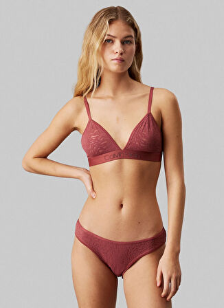 Calvin Klein Bordo Bralet Sütyen 000QF7491E CK WOMEN