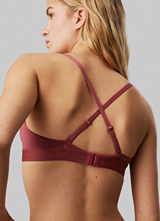 Calvin Klein Bordo Bralet Sütyen 000QF7491E CK WOMEN
