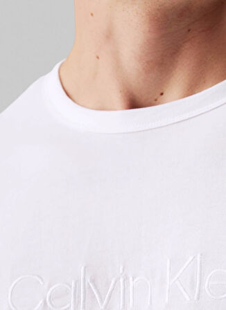 Calvin Klein Beyaz Erkek T-Shirt 000NM2771E100