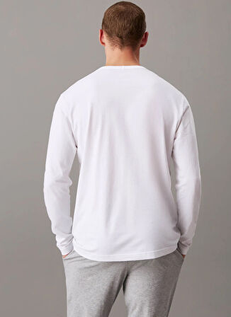 Calvin Klein Beyaz Erkek T-Shirt 000NM2771E100