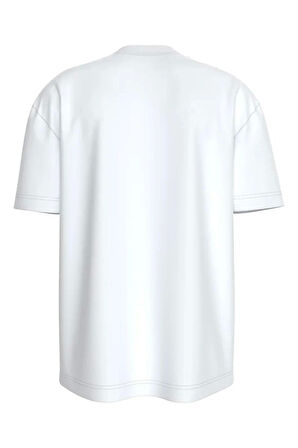 Calvin Klein Erkek Heavy Regular Fit Beyaz T-Shirt