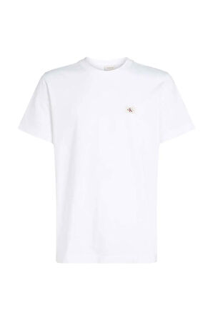 Erkek Ck Woven Label Regular T-Shirt - Beyaz  | XL