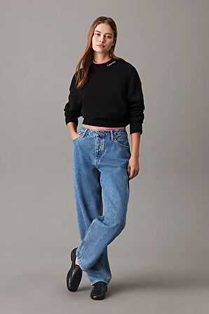 Kadın LOGO EMBRO SWEATER | L