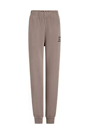 Kadın Washed Puff Eşofman Altı - Kahverengi | M