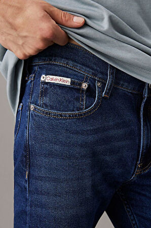Erkek Ck Dar Paça Jean - Koyu Mavi | 30/32