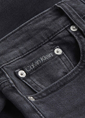 Calvin Klein Jeans Yüksek Bel Straight Paça Antrasit Kadın Denim Pantolon J20J2250131BY