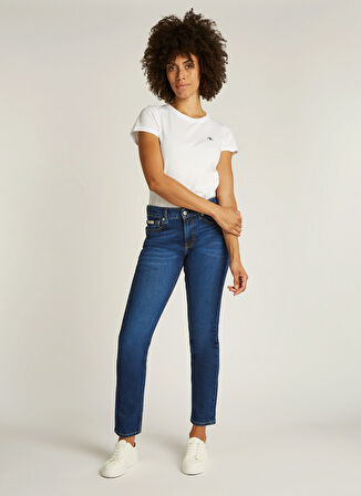 Calvin Klein Jeans Normal Bel Erkek Denim Pantolon J30J3265301BJ SLIM