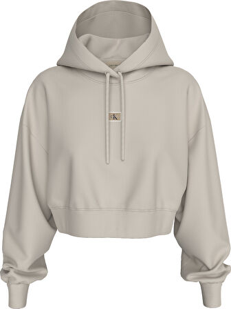 CALVIN KLEIN WOVEN LABEL HOODIE Sweatshirt
