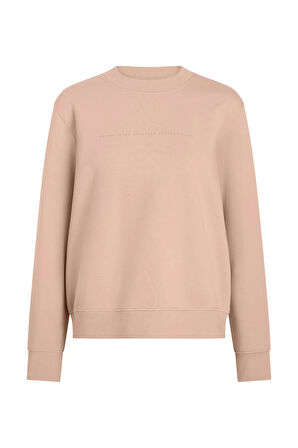 Kadın INSTITUTIONAL Crewneck Sweatshirt - Pudra Pembe | XS