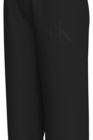 Kadın CK RAISED Kabartma Logolu Jogger Eşofman Altı - Siyah | XL