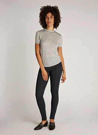 Calvin Klein Yüksek Bel Skinny Fit Siyah Kadın Pantolon K20K208071BEH