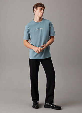 Calvin Klein Mavi Erkek T-Shirt K10K111346CFQ