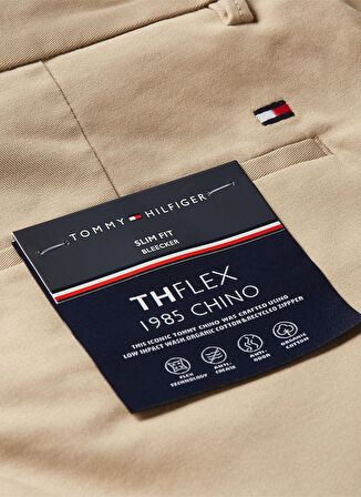 Tommy Hilfiger Normal Bel Normal Paça Slim Fit Bej Erkek Pantolon MW0MW28883AEG