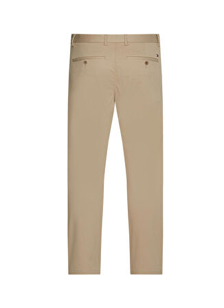 Tommy Hilfiger Normal Bel Normal Paça Slim Fit Bej Erkek Pantolon MW0MW28883AEG