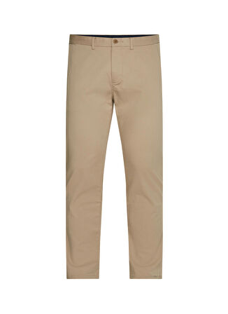 Tommy Hilfiger Normal Bel Normal Paça Slim Fit Bej Erkek Pantolon MW0MW28883AEG