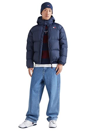 Tommy Jeans Lacivert Erkek Kaz Tüyü Mont DM0DM15445-C87_TJM ALASKA PUFFER