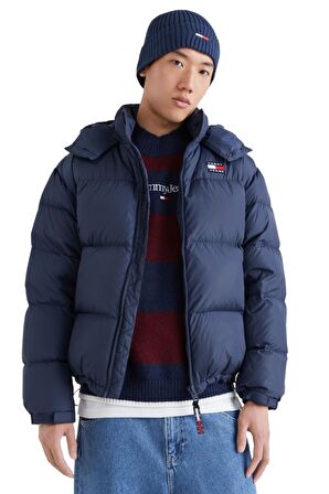 Tommy Jeans Lacivert Erkek Kaz Tüyü Mont DM0DM15445-C87_TJM ALASKA PUFFER