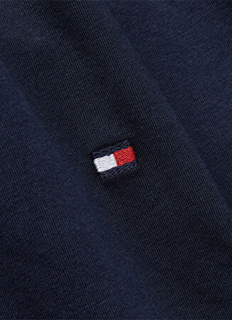 Tommy Hilfiger Bisiklet Yaka Mavi Erkek T-Shirt MW0MW27539DW5