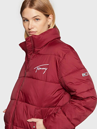 Tommy Hilfiger TJW Signature Modern Puffer Kadın Mont