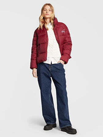 Tommy Hilfiger TJW Signature Modern Puffer Kadın Mont
