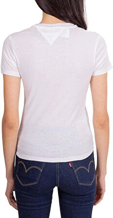 tommy hilfiger beyaz kadın tişört