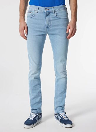 Tommy Hilfiger Normal Bel Normal Paça Slim Fit Erkek Denim Pantolon MW0MW31095