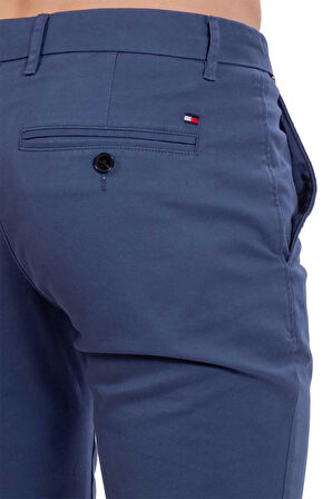 Tommy Hilfiger CHINO BLEECKER 1985 PIMA COTTON Erkek Mavi Pantolon MW0MW26619DBZ