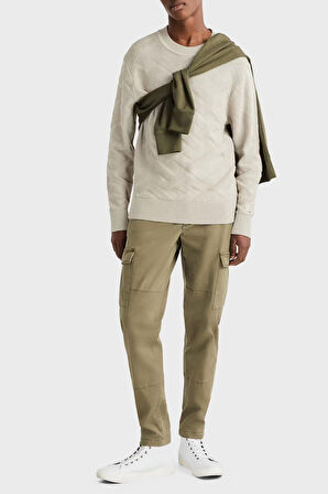 Normal Bel Normal Paça Slim Fit Yeşil Erkek Pantolon MW0MW31149MSP