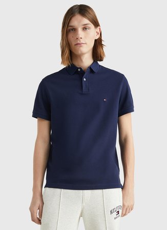 Tommy Hilfiger Mavi Erkek Polo T-Shirt MW0MW17770DCC