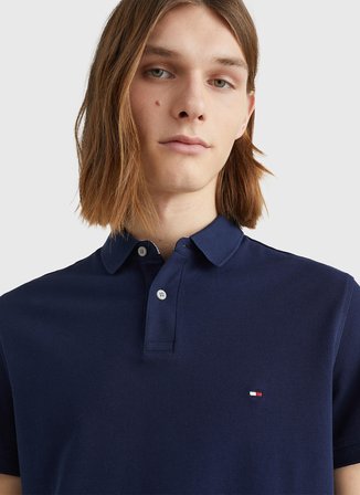 Tommy Hilfiger Mavi Erkek Polo T-Shirt MW0MW17770DCC