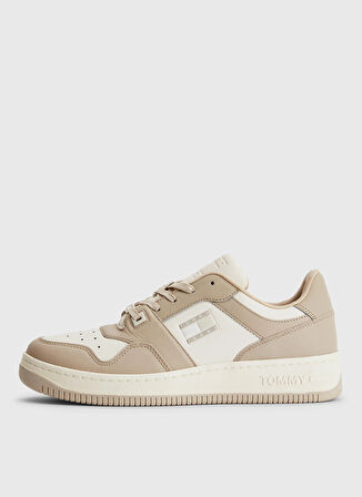 Tommy Hilfiger Bej Erkek Deri Sneaker EM0EM01165ACI