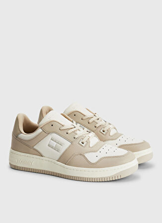Tommy Hilfiger Bej Erkek Deri Sneaker EM0EM01165ACI