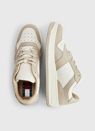 Tommy Hilfiger Bej Erkek Deri Sneaker EM0EM01165ACI