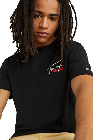 Tommy Hilfiger Tjm Clsc Graphic Signature Tee Erkek Tişört