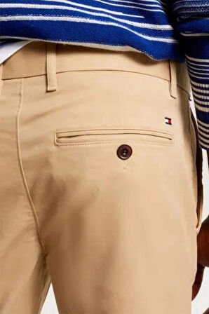 Tommy Hilfiger CHINO BLEECKER 1985 PIMA COTTON Erkek Bej Pantolon MW0MW26619RBL