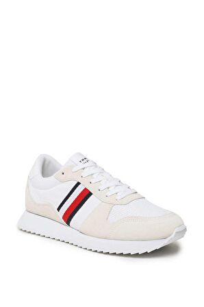 Erkek Tommy Hilfiger Runner Evo Mix Erkek Sneakers FM0FM04699