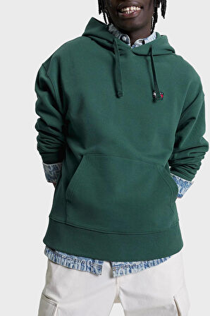 Tommy Jeans Kapüşon Yaka Yeşil Erkek Sweatshırt DM0DM16369L2M