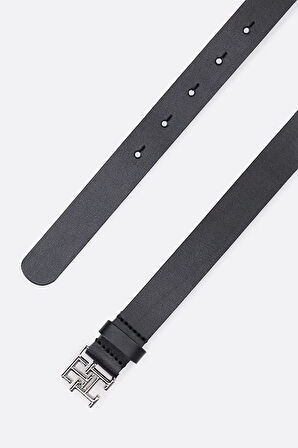 Kadın Th Logo 2.5 Kemer - Siyah | 80